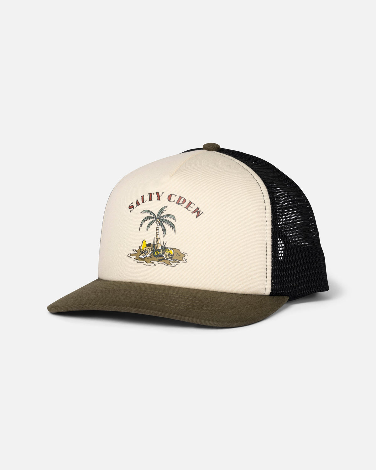 Salty Crew GOOD TIMES BOYS TRUCKER - Dark Olive