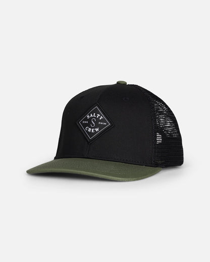 Salty Crew SEALINE BOYS TRUCKER - Black/Green