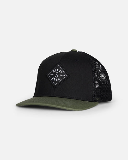 Salty Crew SEALINE BOYS TRUCKER - Black/Green