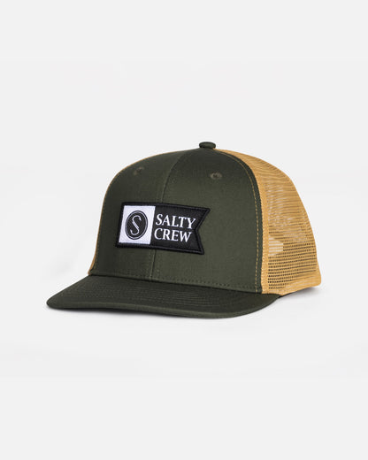 Salty Crew PINNACLE BOYS RTRO TRCKR - Green/Gold