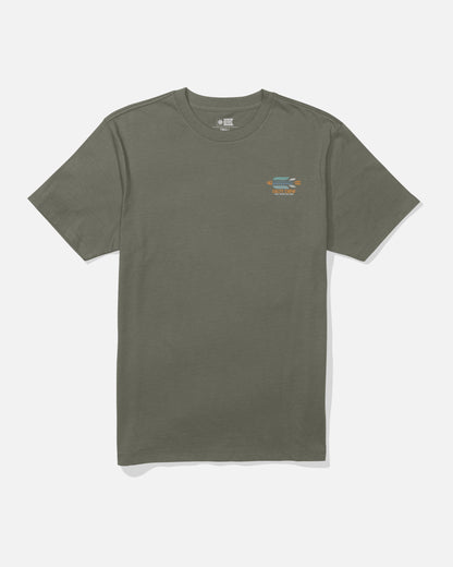 Salty Crew TORPEDO SS TEE - Dusty Olive