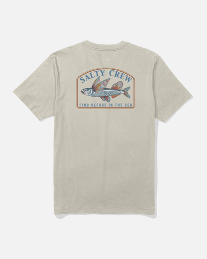 Salty Crew FLY HOME SS TEE - Bone