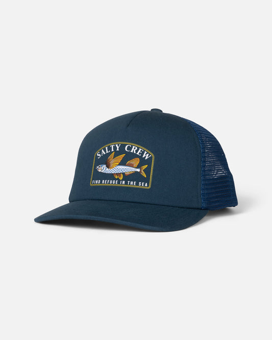 Salty Crew GOOD TIMES FOAMIE TRUCKER - Deep Ocean