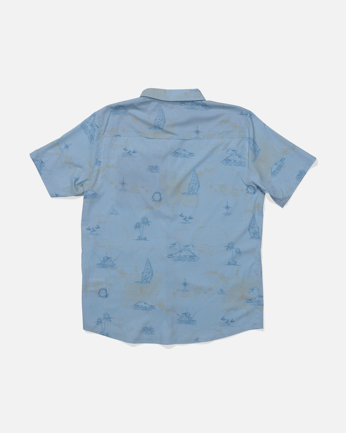 Salty Crew FLAGSHIP UV BUTTON UP - Clear Sky