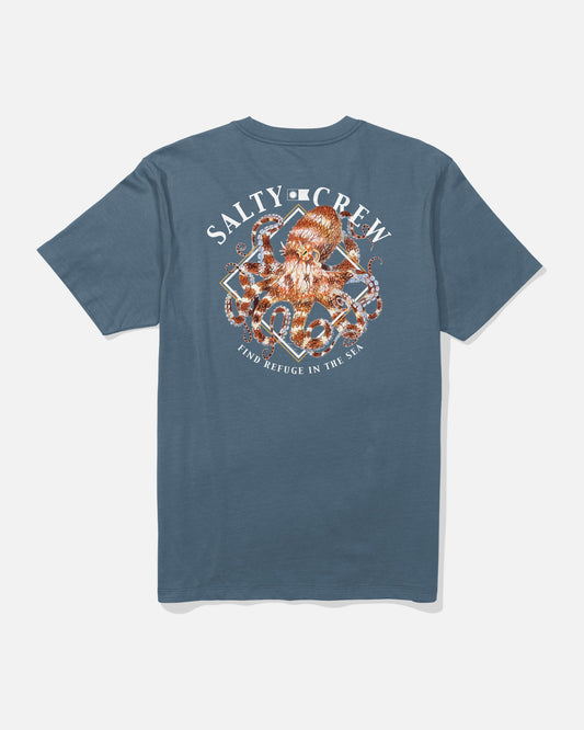 Salty Crew OCTOPOD SS TEE - Slate
