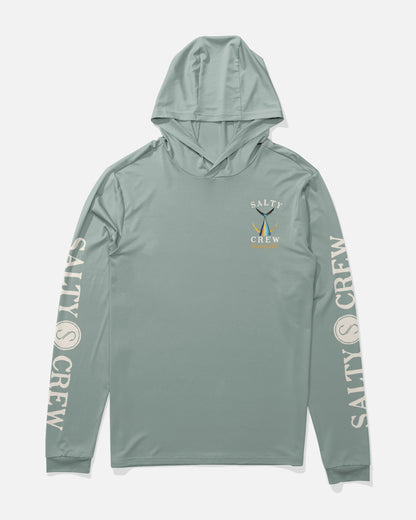 Salty Crew TAILED HOOD SUNSHIRT - Jade