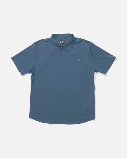 Salty Crew DRIFTER UV POLO - Channel Blue