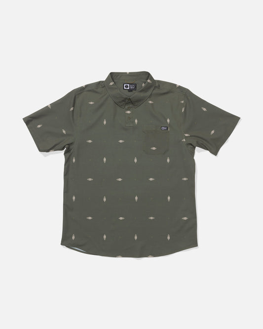 Salty Crew BREEZER PERF POLO - Olive