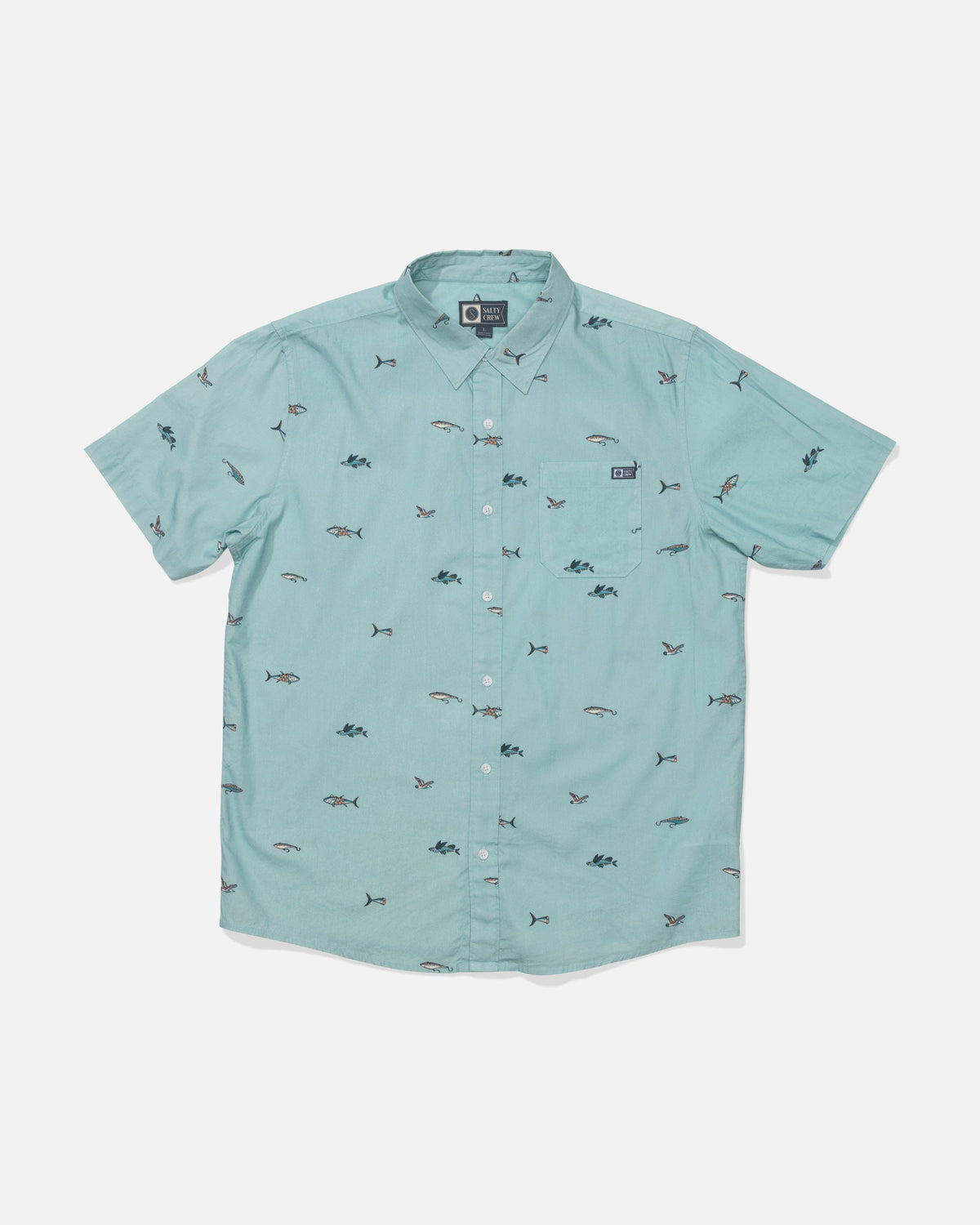 Salty Crew CREW SS BUTTON UP - Seaside