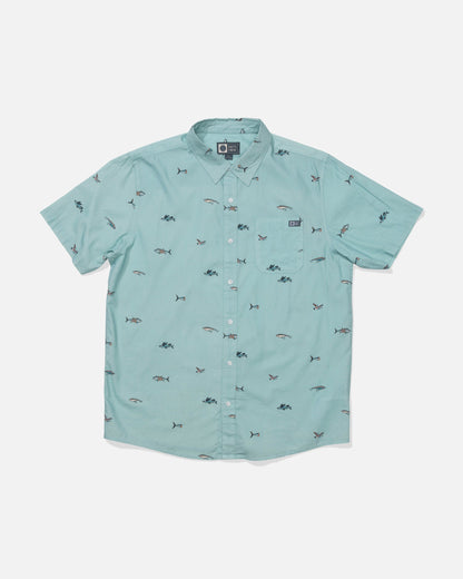 Salty Crew CREW SS BUTTON UP - Seaside