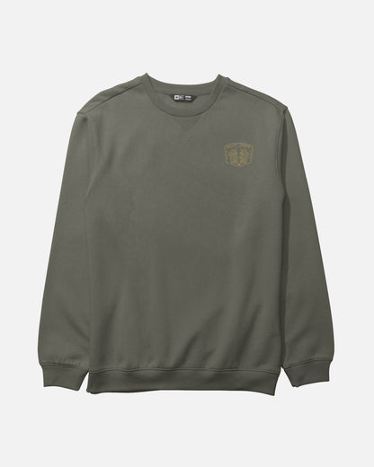 Salty Crew TAKO CLUB CREW FLEECE - Dusty Olive