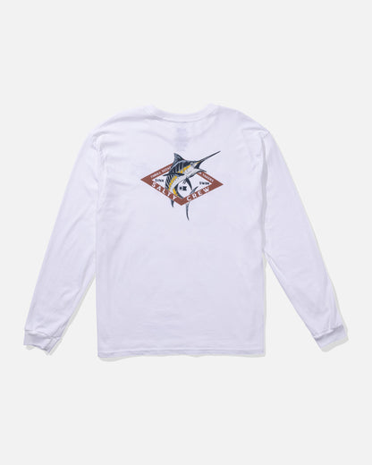 Salty Crew DIAMOND MARLIN LS TEE - White