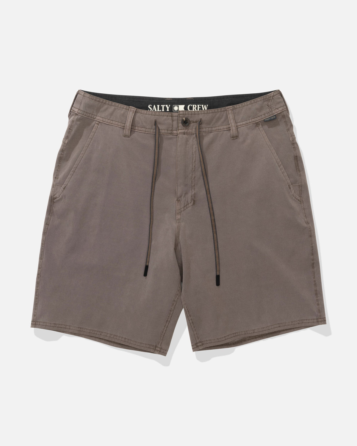 Salty Crew TRANSOM OVERDYE SHORT - Dark Brown