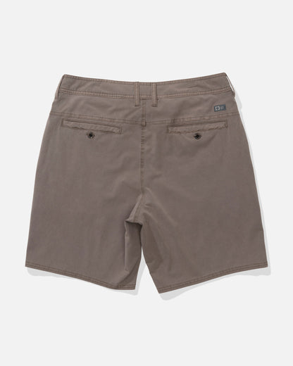 Salty Crew TRANSOM OVERDYE SHORT - Dark Brown