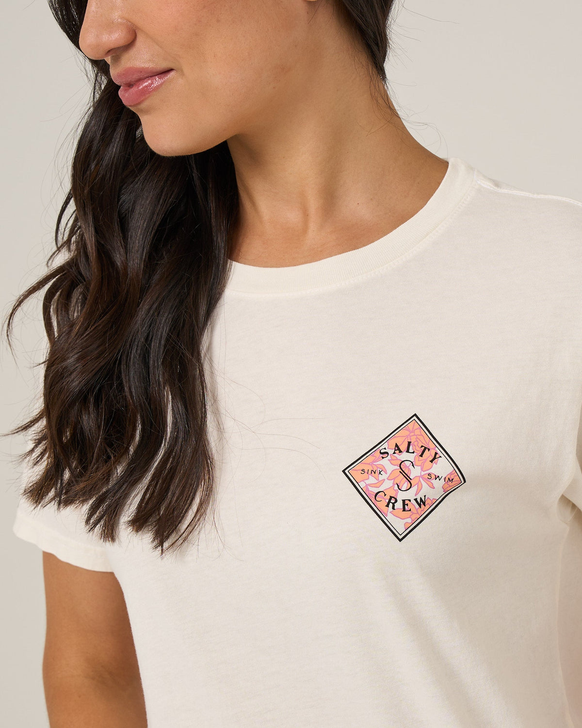 Salty Crew TIPPET BF TEE - Off White