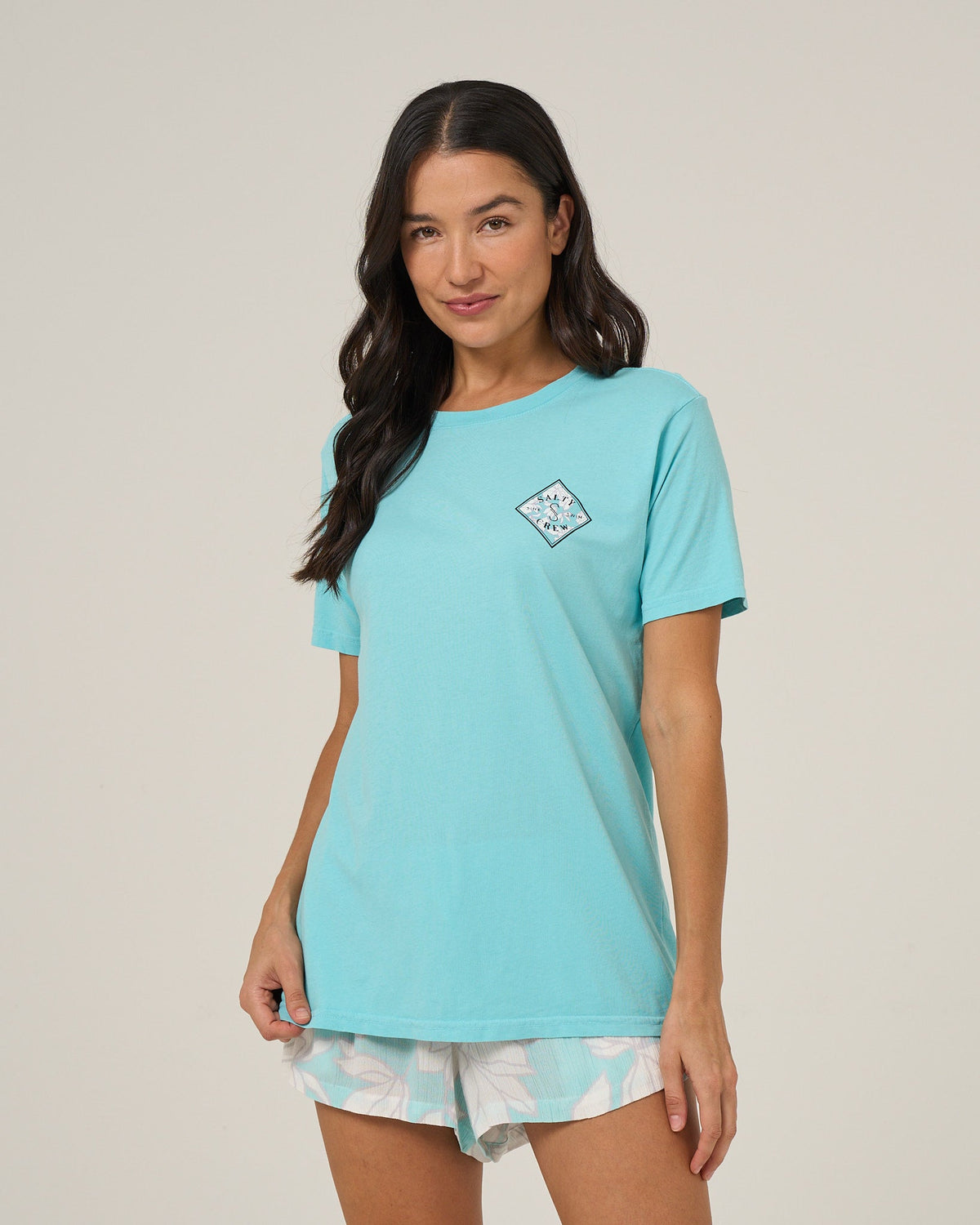 Salty Crew TIPPET BF TEE - Aquamarine