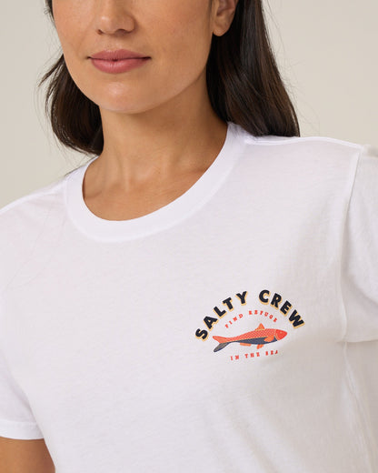 Salty Crew SALTY SARDINE BF TEE - White