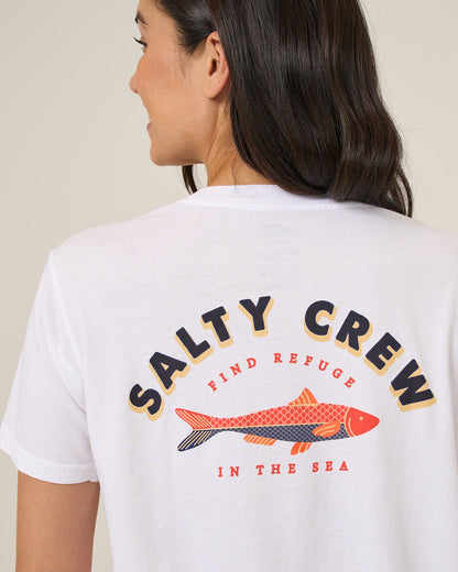 Salty Crew SALTY SARDINE BF TEE - White