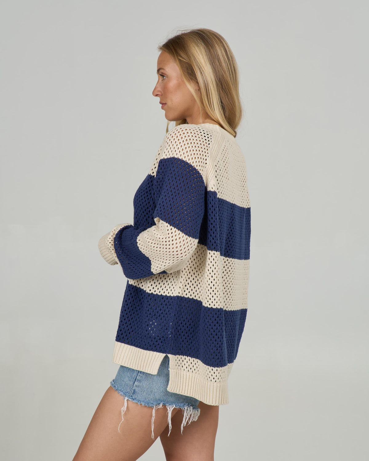 Salty Crew SIGNAL CREW - Bright Navy