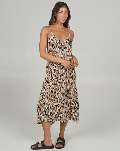 Salty Crew DREAMLAND MIDI DRESS - Sand Bar