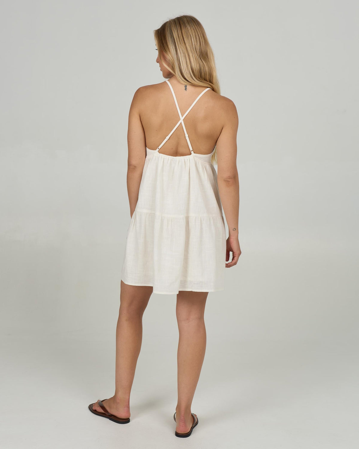 Salty Crew CHARTER DRESS - Off White
