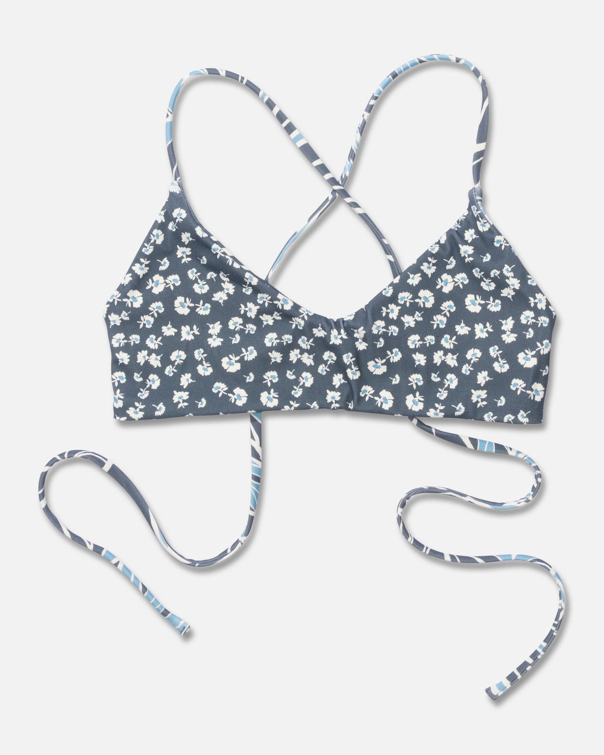 Salty Crew RATTAN PALMS REV BRALETTE - Fin Blue