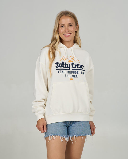 Salty Crew UNSCRIPTED HOODY - Off White