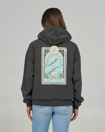 Salty Crew ZODIAC HOODY - Faded Black