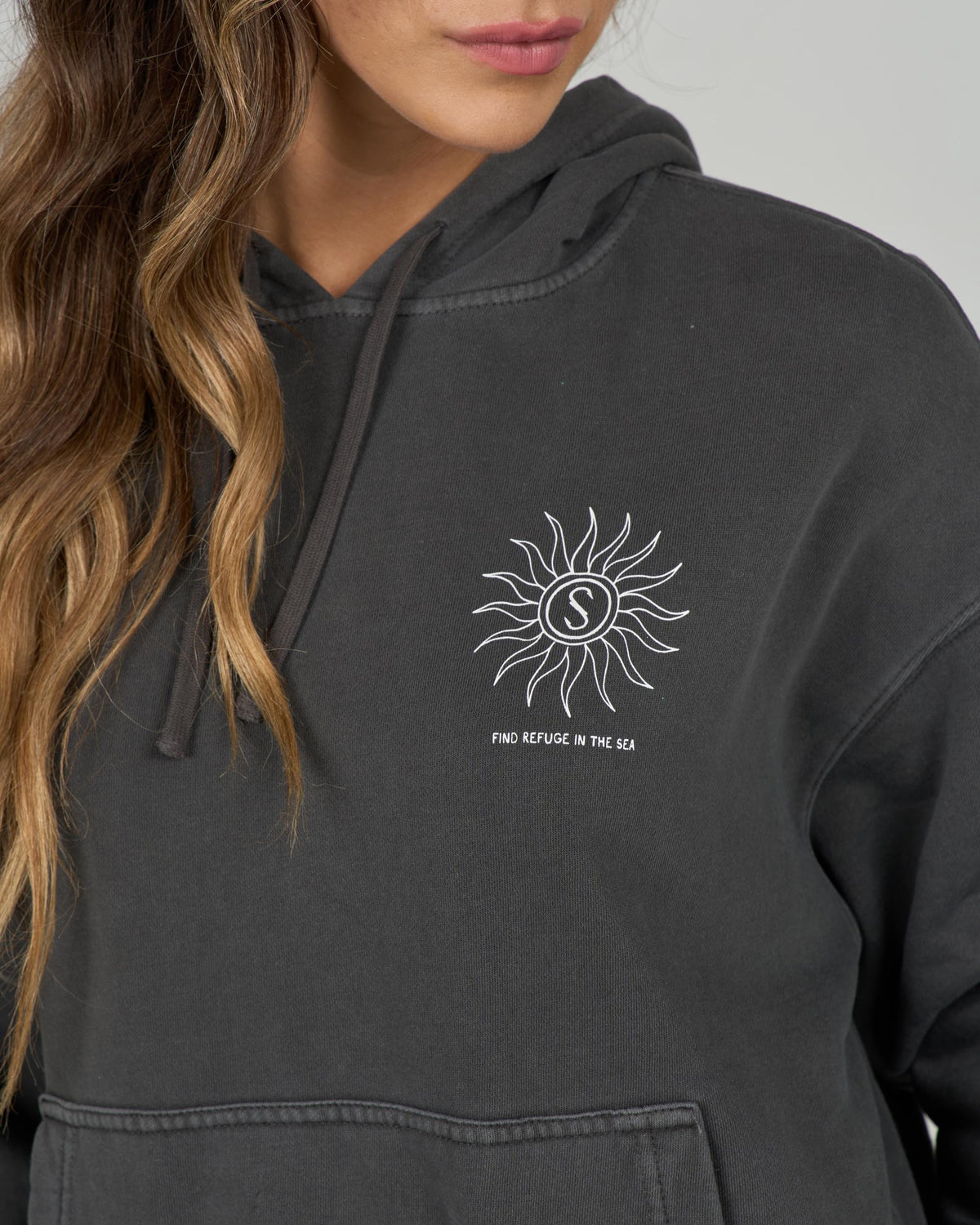 Salty Crew ZODIAC HOODY - Faded Black