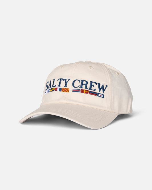 Salty Crew FLAG DAD HAT - OFF WHITE