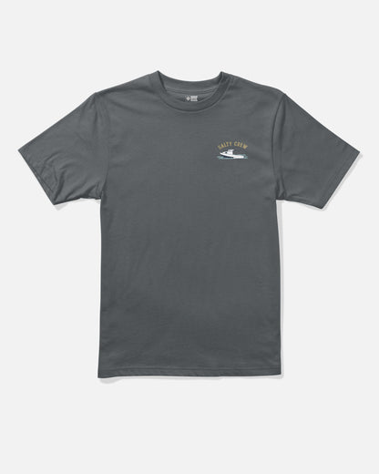 Salty Crew BOAT REPAIR BOYS SS TEE - Charcoal