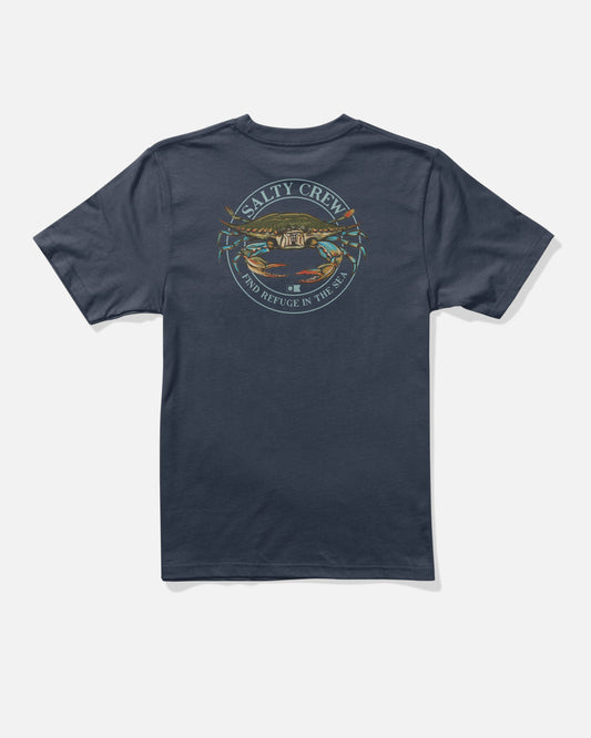 Salty Crew JIMMY BOYS SS TEE - Navy