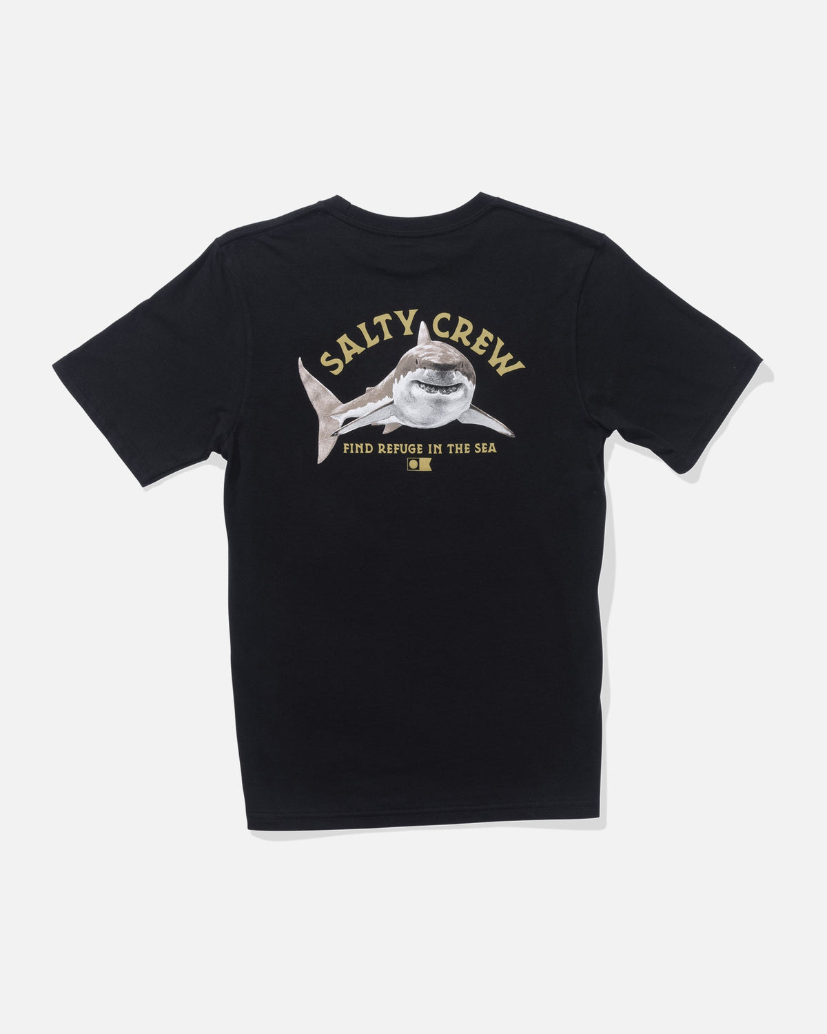 Salty Crew LURKING BOYS SS TEE - Black