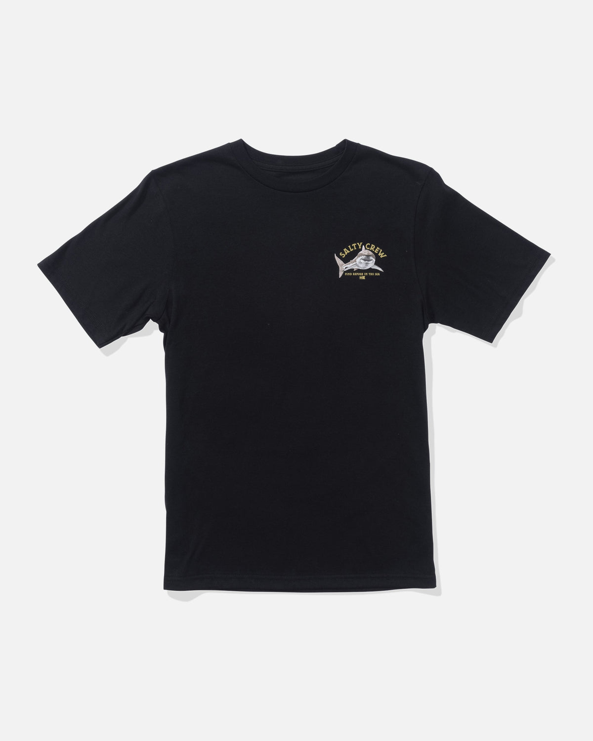 Salty Crew LURKING BOYS SS TEE - Black