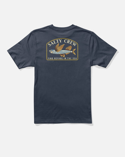Salty Crew FLY HOME BOYS SS TEE - Navy