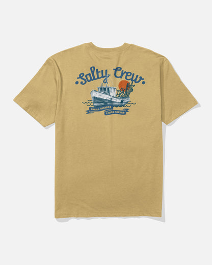 Salty Crew HAULER CLASSIC TEE - Mineral Yellow