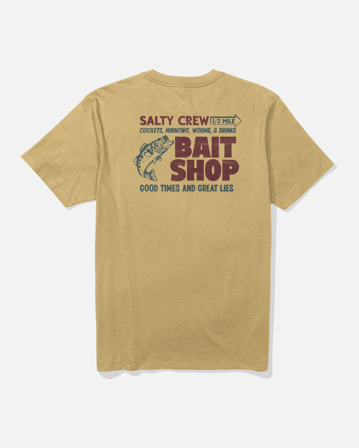 Salty Crew BAIT SHOP SS TEE - Mineral Yellow
