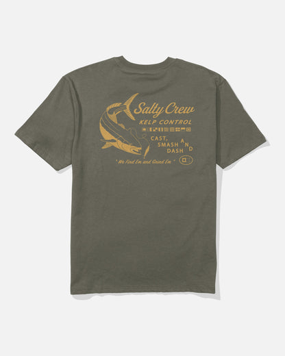 Salty Crew KELP CNTRL CLASSC SS TEE - Dusty Olive