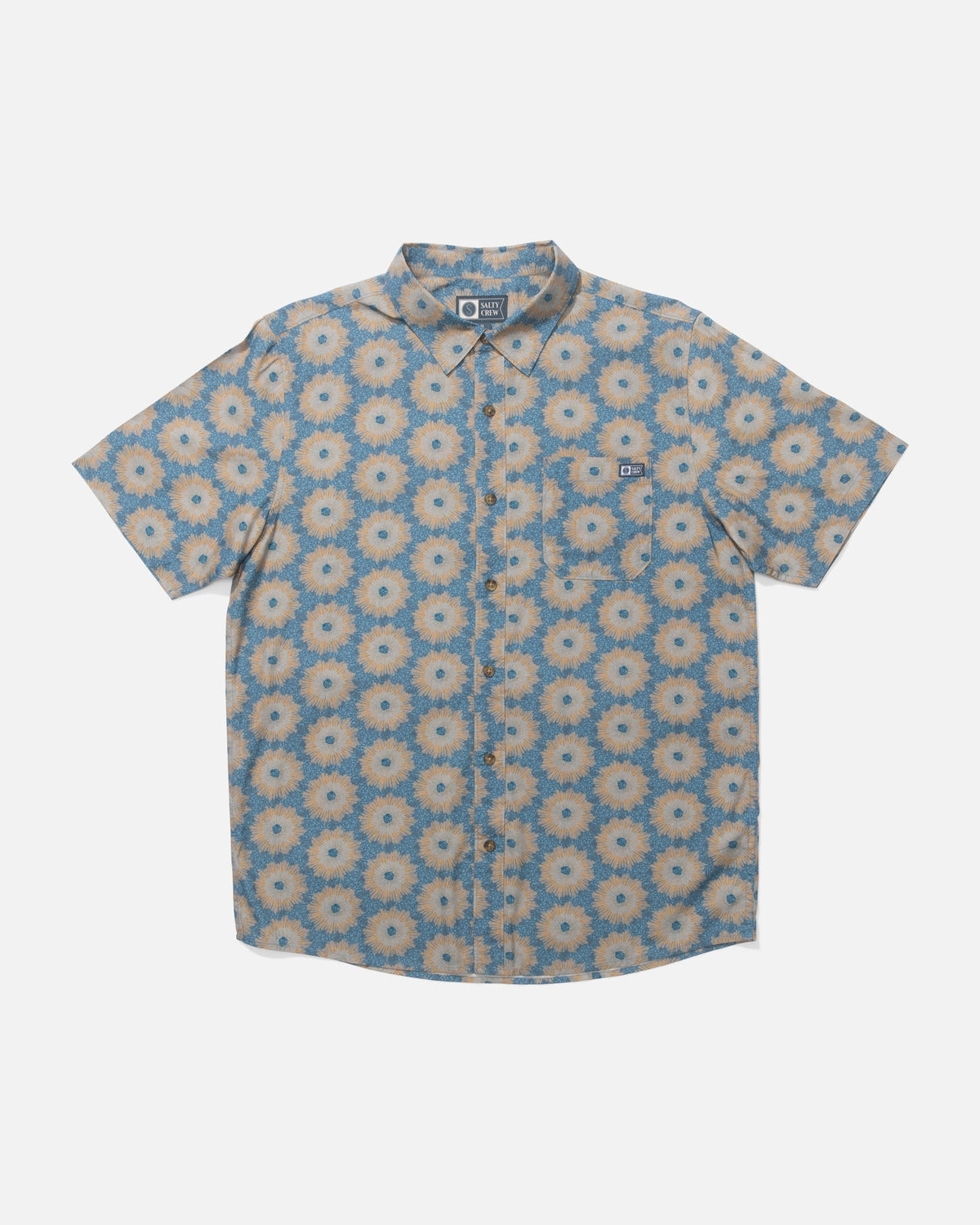 Salty Crew CREW SS BUTTON UP - Slate