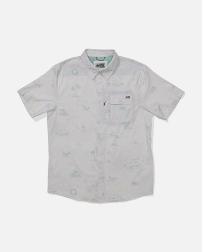 Salty Crew FLAGSHIP UV BUTTON UP - White