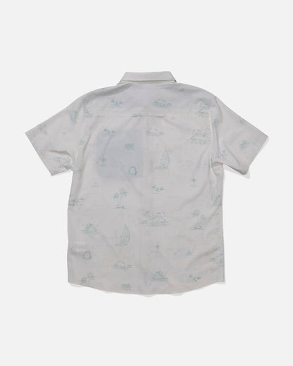 Salty Crew FLAGSHIP UV BUTTON UP - White