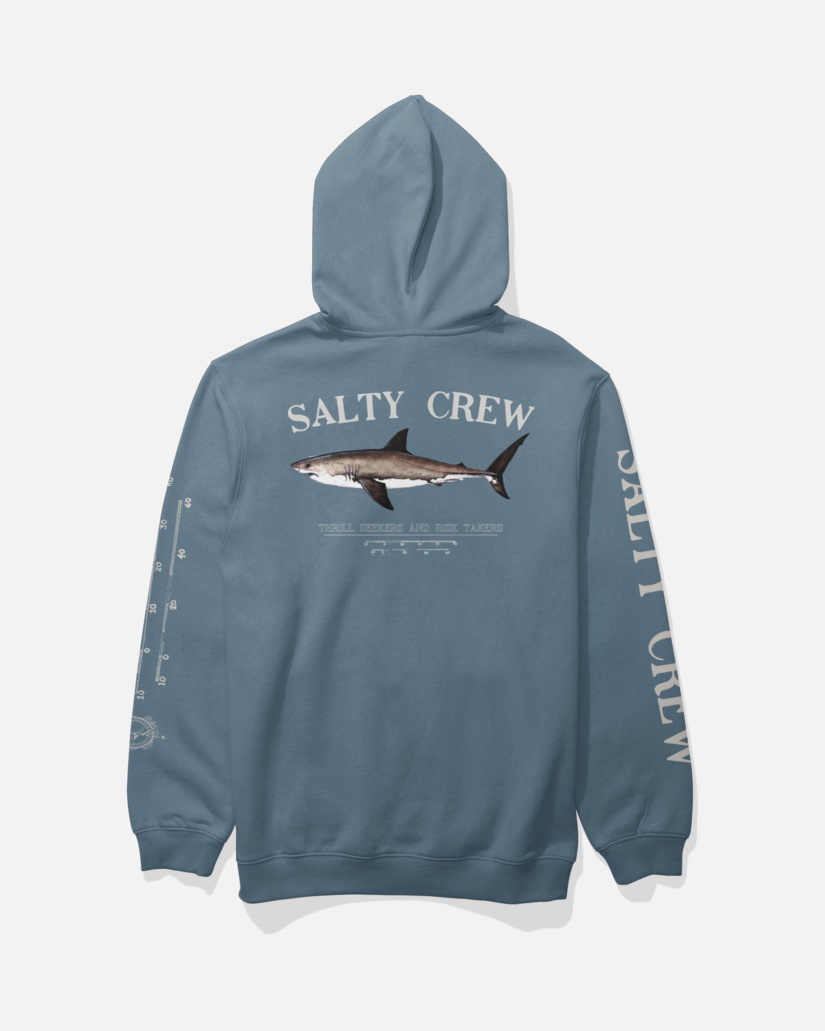 Salty Crew BRUCE HOOD FLEECE - Slate