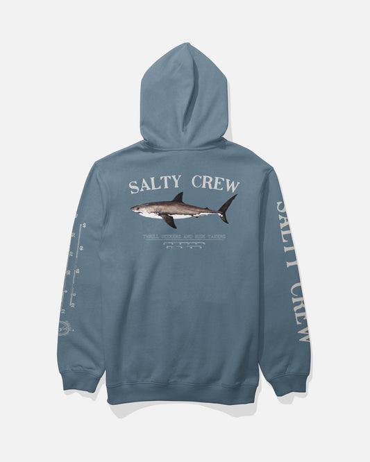 Salty Crew BRUCE HOOD FLEECE - Slate