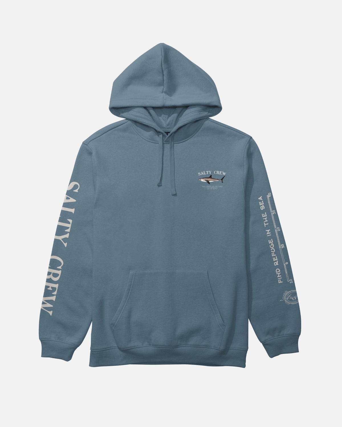 Salty Crew BRUCE HOOD FLEECE - Slate
