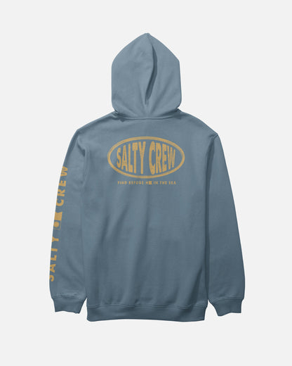Salty Crew SIGNAGE FLEECE - Slate