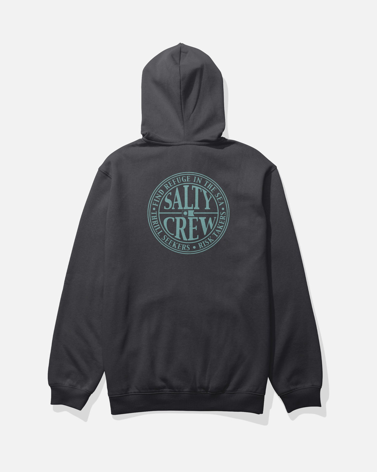 Salty Crew GLOBAL ZIP FLEECE - BLACK