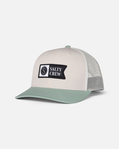 Salty Crew PINNACLE 2 RETRO TRUCKER - Birch Jade