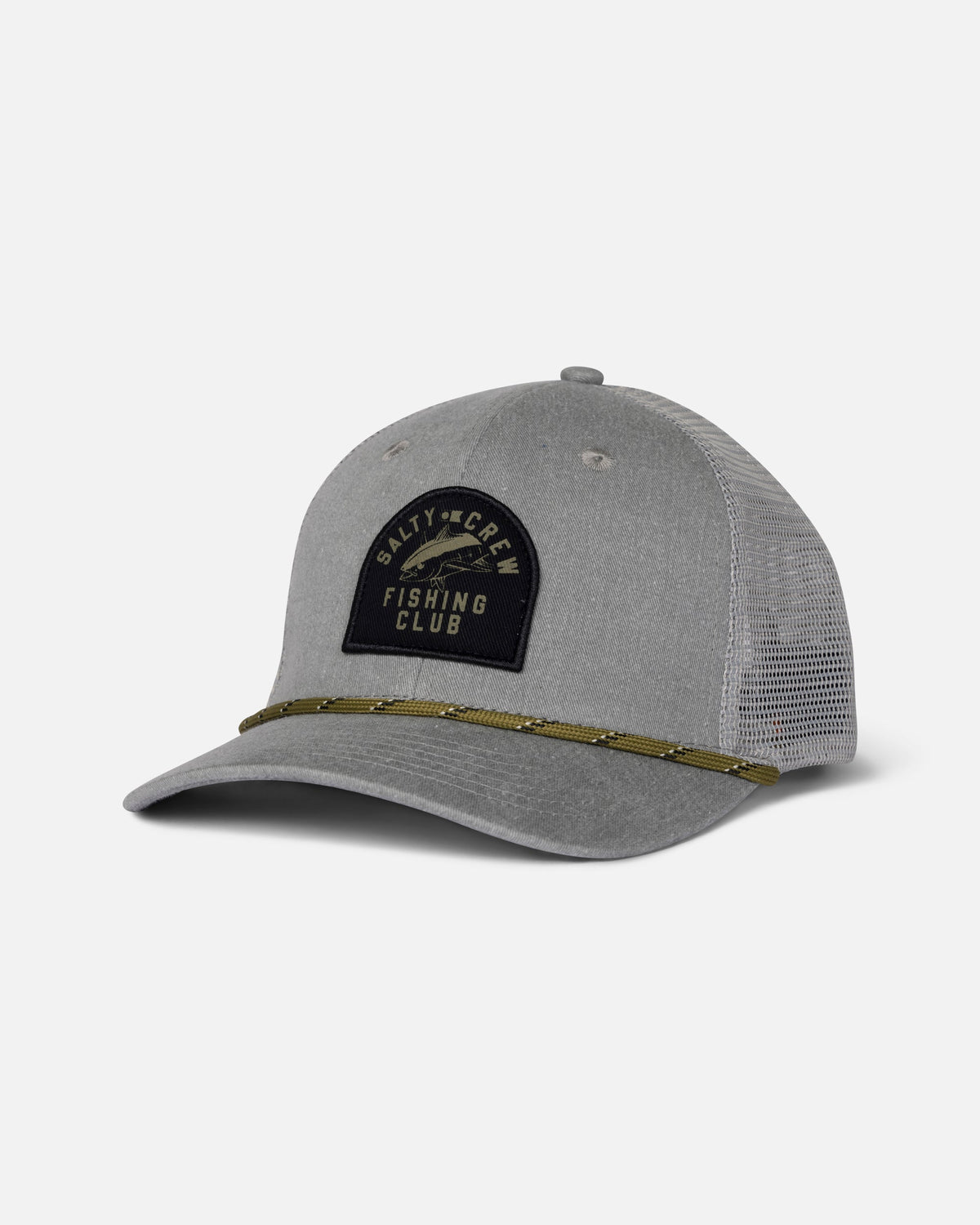 Salty Crew FISHING CLUB TRUCKER - Grey Heather