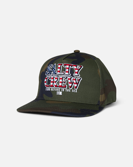 Salty Crew AMERICA OPTIC TRUCKER - Camo
