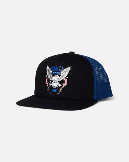 Salty Crew AMERICA TALON TRUCKER - BLACK